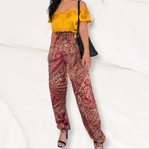 Victoria’s Secret gold label vintage silk pant